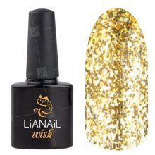 Lianail, Гель-лак WISH - Gold shine WSSO-002 (10 мл.)