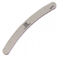 TNL, Пилка для ногтей бумеранг 180/240 высокое качество (серая, в индивидуальной упаковке)