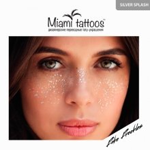 Miami Tattoos, Переводные тату-веснушки - Silver Splash