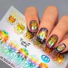 Fashion Nails, Слайдер дизайн - Galaxy 43