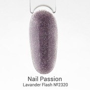 Nail Passion, Светоотражающий гель-лак - Lavander Flash №2320 (10 мл)