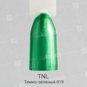 TNL, Гель-лак Metal effect №19 - Темно-зеленый (10 мл.)
