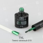 TNL, Гель-лак Metal effect №19 - Темно-зеленый (10 мл.)