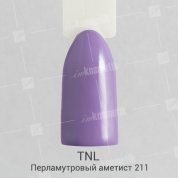 TNL, Гель-лак №211 - Перламутровый аметист (10 мл.) LED