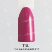 TNL, Гель-лак №215 - Темный кардинал (10 мл.)
