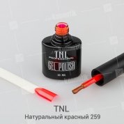 TNL, Гель-лак №259 - Натуральный красный (10 мл.)