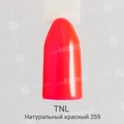 TNL, Гель-лак №259 - Натуральный красный (10 мл.)