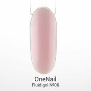 OneNail, Fluid gel - Холодный жидкий гель №06 (15 ml)