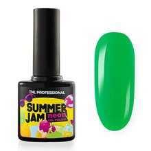 TNL, Гель-лак Neon Summer Jam №07 неоновый зеленый (10 мл)