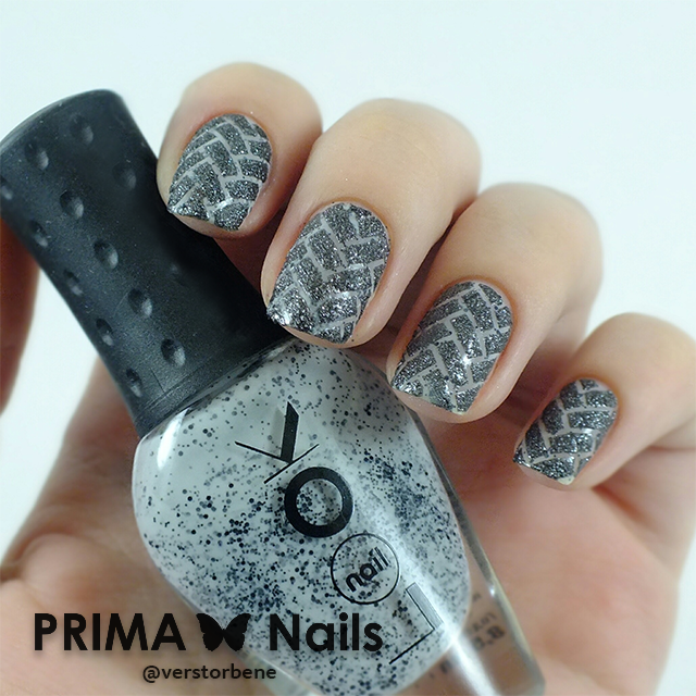 PrimaNails, Трафарет для дизайна ногтей - Принт Кирпичики 2