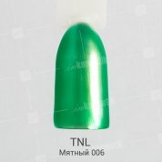TNL, Гель-лак Glass effect - Зеркальный блеск №6 Мятный (10 мл.)
