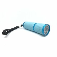 Global Fashion, Портативный LED фонарик для гель лака 9W (голубой)