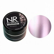 Nail Republic, Гелевая краска без липкого слоя - Mirror Pink Silver (5 гр.)