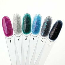 NIK nails, Rocket Rubber Base - Цветная светоотражающая база №04 (15 g)