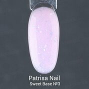 Patrisa Nail, Sweet Base - Светоотражающая цветная база №3 (8 мл)