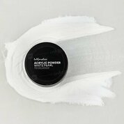 InGarden, Acrylic Powder White Pearl - Акриловая пудра белая с мерцающим блеском (20 г.)