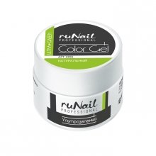 ruNail, УФ-гель цветной (Ультразеленый, Ultra Green), 7,5 г