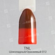 TNL, Гель-лак - Thermo Effect №12 Шоколадный/Оранжевый (10 мл.)