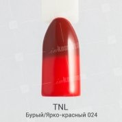TNL, Гель-лак - Thermo Effect №24 Бурый/Ярко красный (10 мл.)