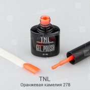 TNL, Гель-лак №278 - Оранжевая камелия (10 мл.)