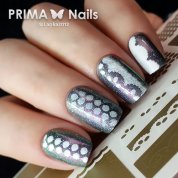 PrimaNails, Трафарет для дизайна ногтей - Кружева