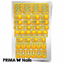 PrimaNails, Трафарет для дизайна ногтей - Модница