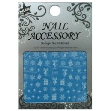 Nail Accessory, Водный стикер J&Z (снежинки) - D267