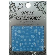 Nail Accessory, Водный стикер J&Z (снежинки) - D266
