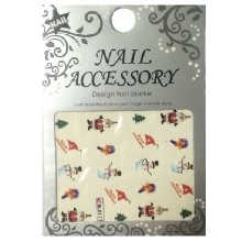 Nail Accessory, Водный стикер J&Z (New Year) - BLE117