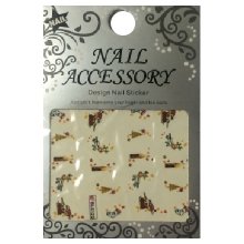 Nail Accessory, Водный стикер J&Z (New Year) - BLE120