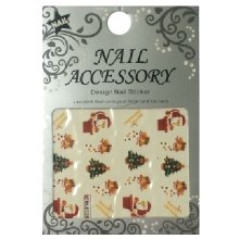 Nail Accessory, Водный стикер J&Z (New Year) - BLE126