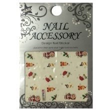 Nail Accessory, Водный стикер J&Z (New Year) - BLE130