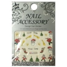 Nail Accessory, Водный стикер J&Z (New Year) - BLE2325