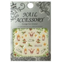 Nail Accessory, Водный стикер J&Z (New Year) - BLE2333