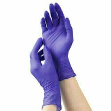mediOk, Перчатки нитриловые неопудренные MYS (фиолетовый, Размер L, 100 шт./50 пар)