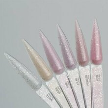 IVA Nails, Моделирующий гель - Foil Flakes Pink (15 g)