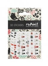 ruNail, 3D Наклейки для дизайна ногтей № 1657