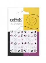 ruNail, 3D Наклейки для дизайна ногтей № 1682