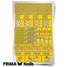PrimaNails, Трафарет для дизайна ногтей - Африка