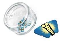 ruNail, Дизайн для ногтей: резиновые аппликации 0415 (бабочки, синий)