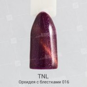 TNL, Гель-лак Magnet LUX №16 - Орхидея с блестками (10 мл.)