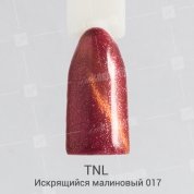 TNL, Гель-лак Magnet LUX №17 - Искрящийся малиновый (10 мл.)