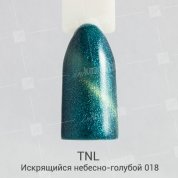 TNL, Гель-лак Magnet LUX №18 - Искрящийся небесно-голубой (10 мл.)