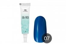 TNL, Гель-паста для дизайна ногтей - №07 (лазурно-синяя), 8 мл.