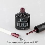 TNL, Гель-лак №297 - Перламутрово-рубиновый (10 мл.)