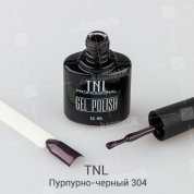 TNL, Гель-лак №304 - Пурпурно-черный (10 мл.)