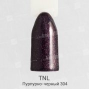 TNL, Гель-лак №304 - Пурпурно-черный (10 мл.)