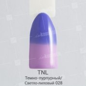 TNL, Гель-лак - Thermo Effect №28 Темно-пурпурный/Светло-лиловый (10 мл.)