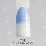 TNL, Гель-лак - Thermo Effect №39 Голубой/Белый (10 мл.)