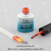 TNL, Гель-лак - Thermo Effect №41 Апельсиновый/Желтый с микроблестками (10 мл.)